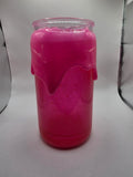 Pink Glow in the Dark Lava Snow Globe Tumbler