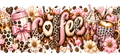 Pink Leopard Coffee UVDTF