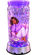 Self Care Book Lover Tumbler, Purple Glitter Snow Globe Cup, Bookish Reader Gift, Butterfly Tumbler, Cozy Reading Cup