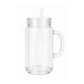 Mason Jar Snow Globe Tumbler