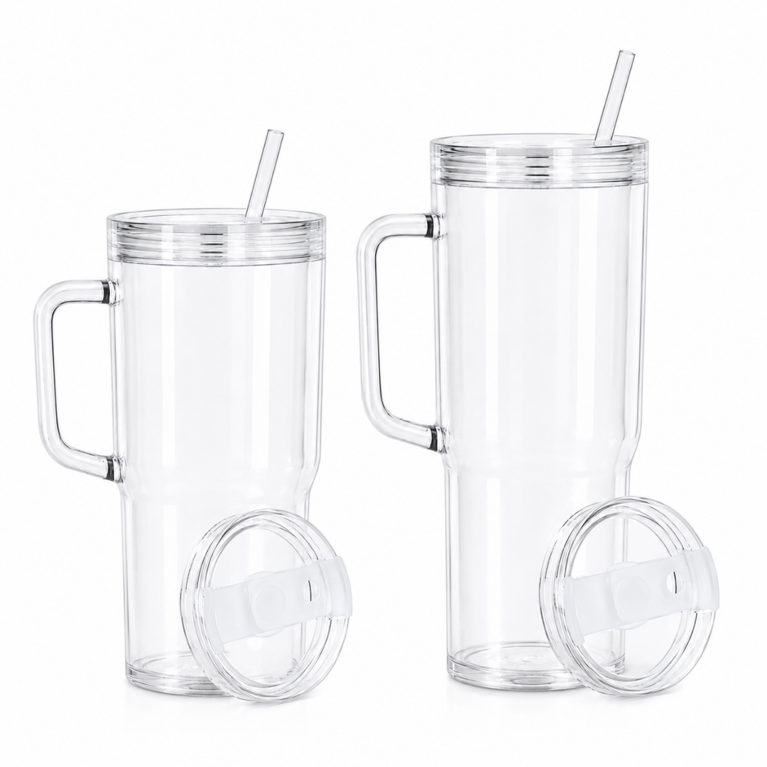 30 and 40 oz Snow Globe Tumblers
